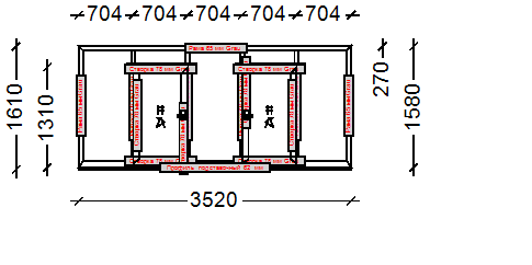 ПластКом СТАНДАРТ Дверь входная отк наружу (Ламин), Ivaper 62 мм, Дверная фурнитура, 2060х880, Русти